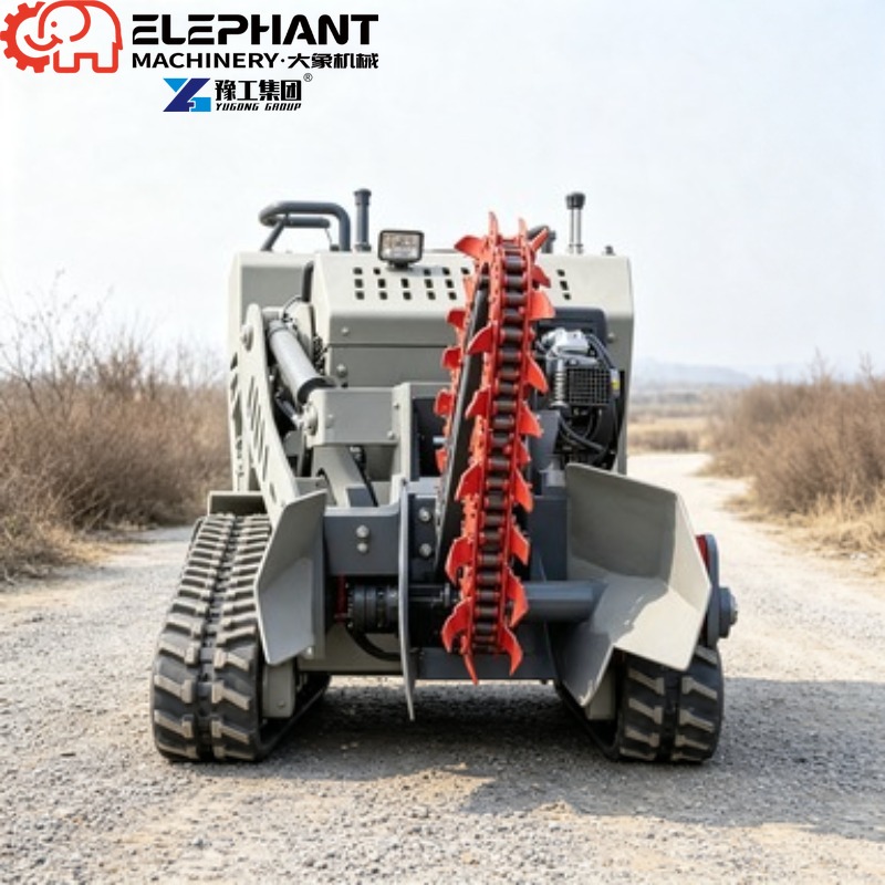 Trencher Machine Small - Мини-траншеекопатель на гусеничном ходу, многофункциональный гидравлический