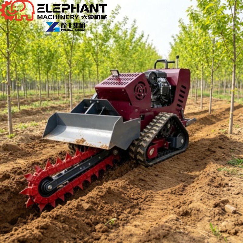 Trencher Machine Small - Гусеничный траншеекопатель, мини-траншеекопатель на гусеничном ходу,