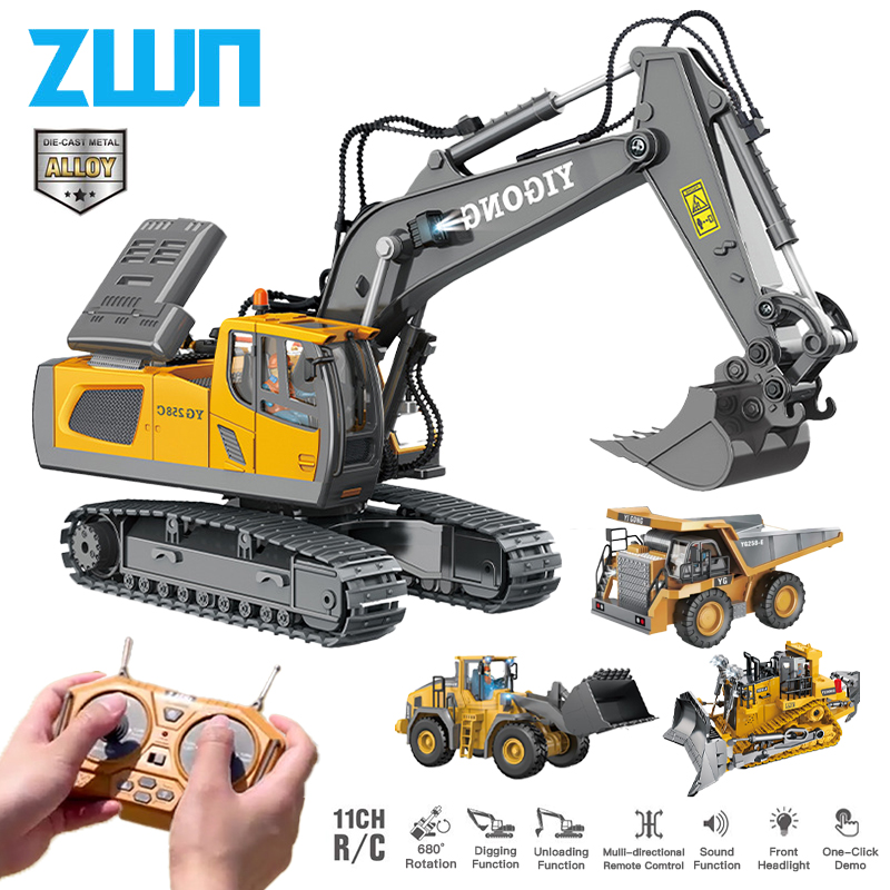 Heavy Equipment Games - Модель самосвала ZWN 2,4G, модель радиоуправляемого