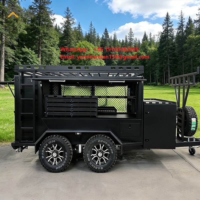Heavy Equipment Hauler - Усиленный закрытый прицеп-фургон для перевозки грузов,
