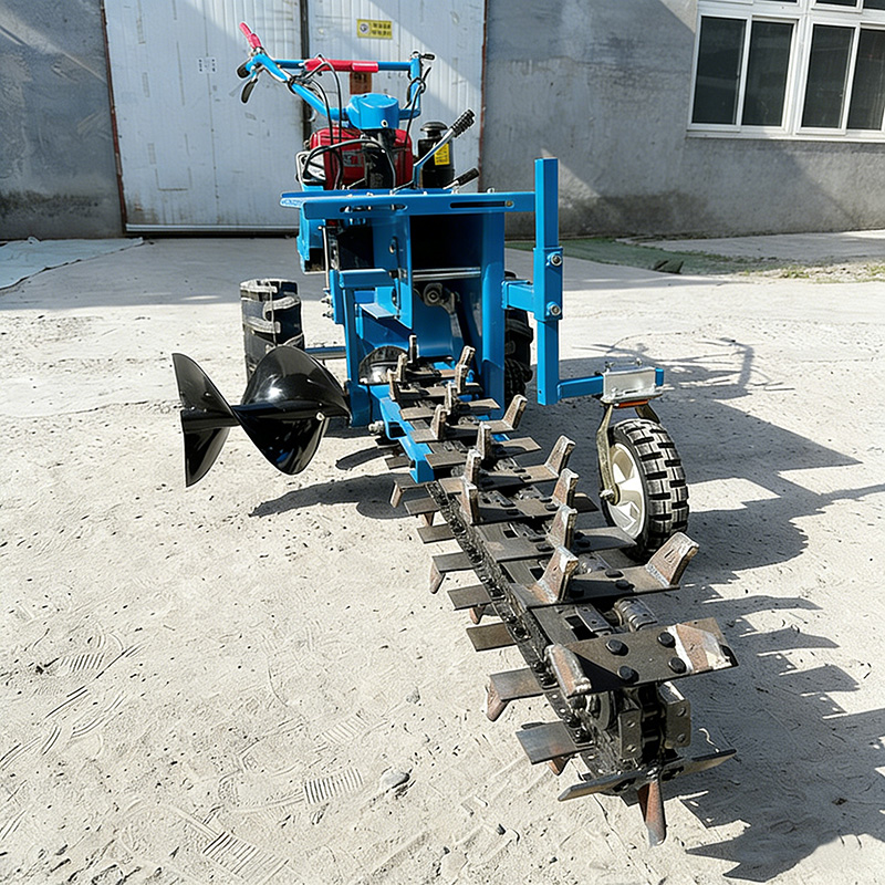 Цепной траншеекопатель, экскав – обзор и цена Trencher Machine Small