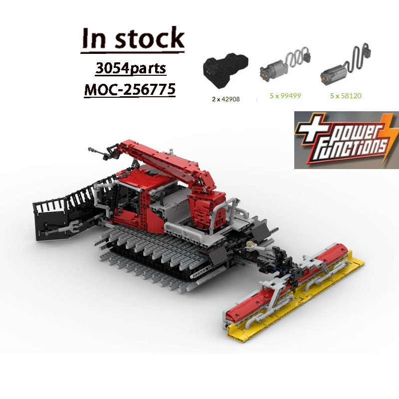 Конструктор MOC-256775: Снегоу – обзор и цена Heavy Equipment Games