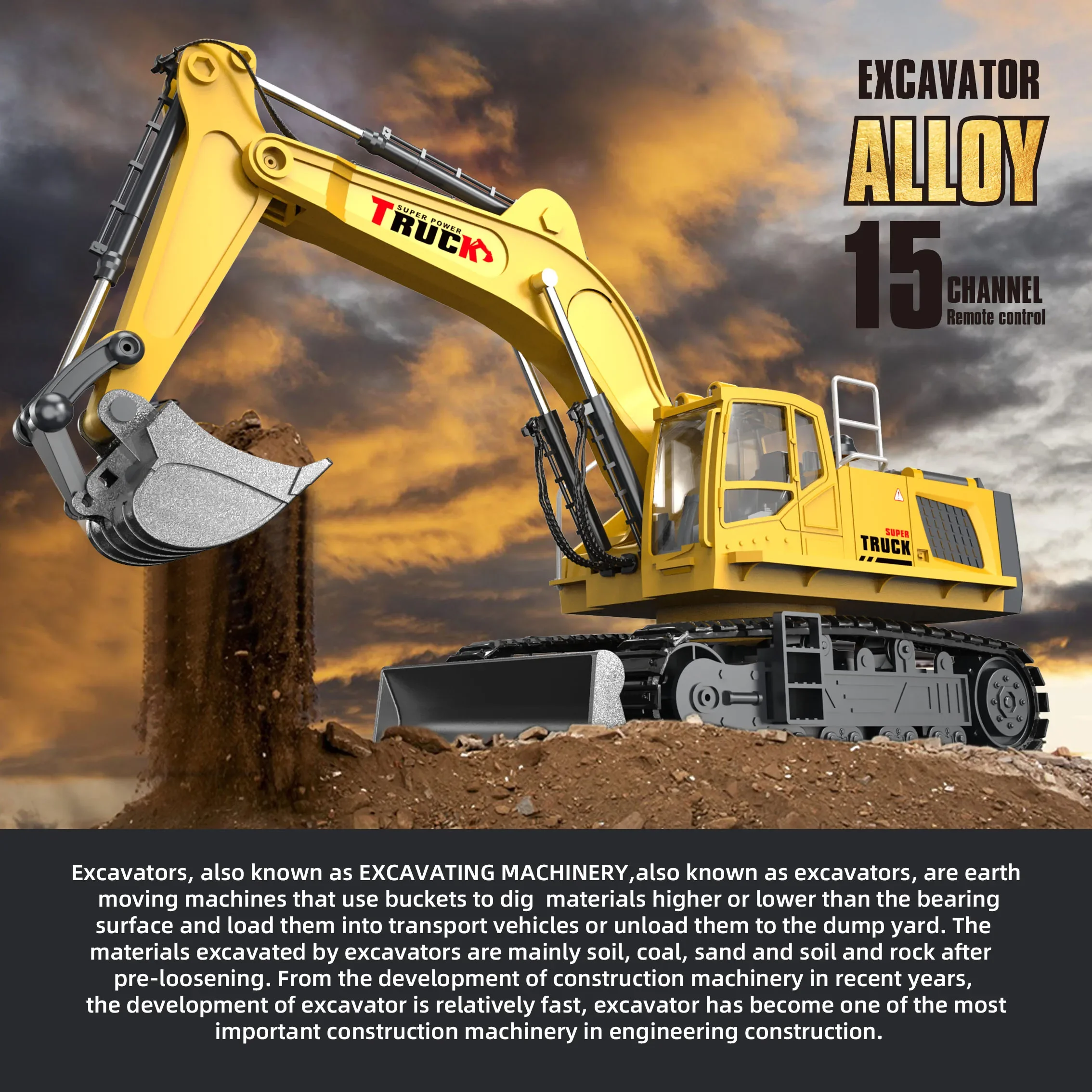 Радиоуправляемые экскаваторы,  – обзор и цена Heavy Equipment Games