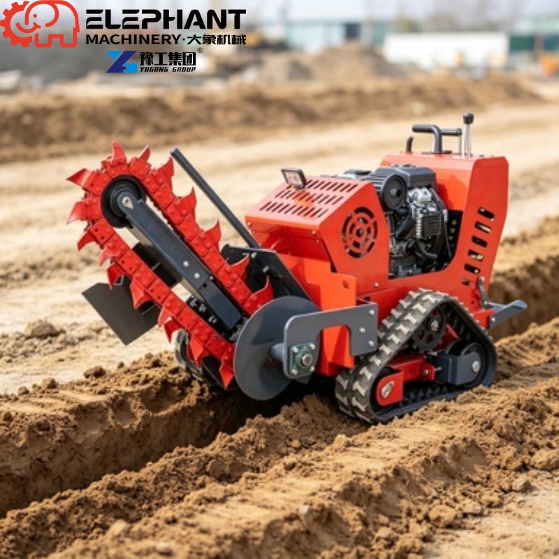 Гусеничный траншеекопатель, ми – обзор и цена Trencher Machine Small