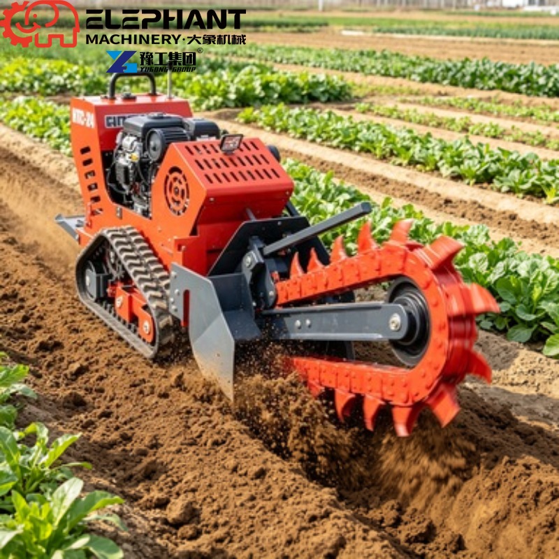 Гусеничный траншеекопатель, ми – обзор и цена Trencher Machine Small