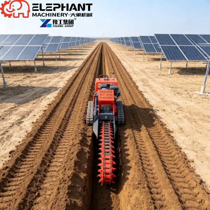 Гусеничный траншеекопатель, ми – обзор и цена Trencher Machine Small