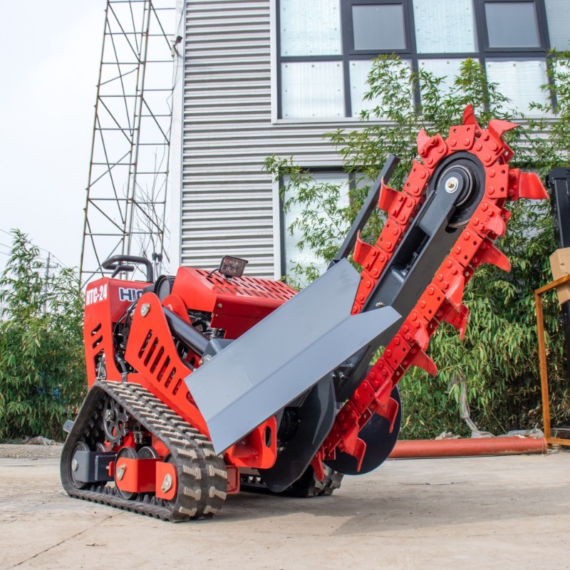 Резиногусеничный траншеекопате – обзор и цена Trencher Machine Small