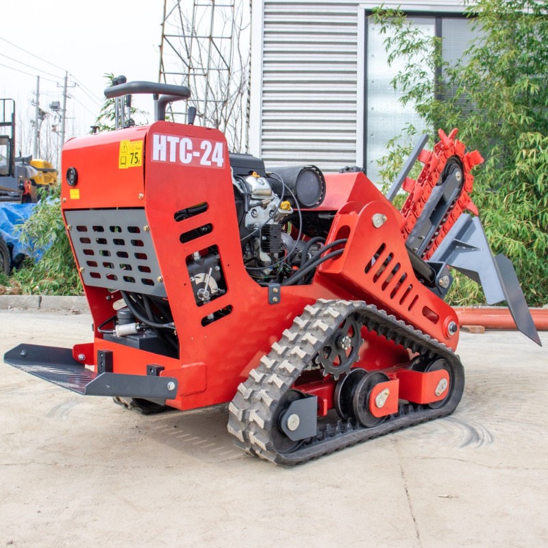 Резиногусеничный траншеекопате – обзор и цена Trencher Machine Small