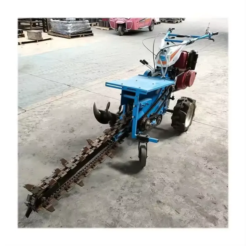 Малогабаритный ручной траншеек – обзор и цена Trencher Machine Small