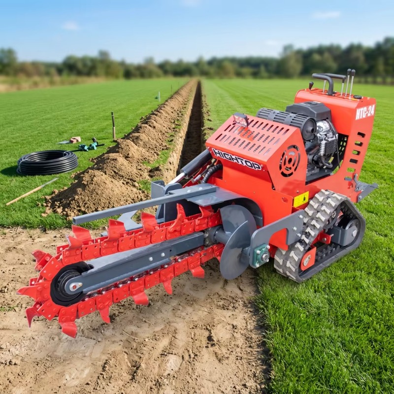 Цепной траншеекопатель с глуби – обзор и цена Trencher Machine Small