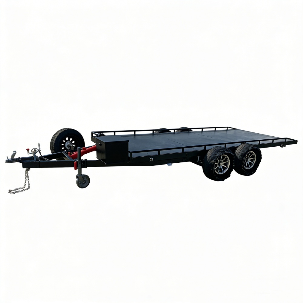Тяжелый двухосный стальной при – обзор и цена Heavy Equipment Hauler