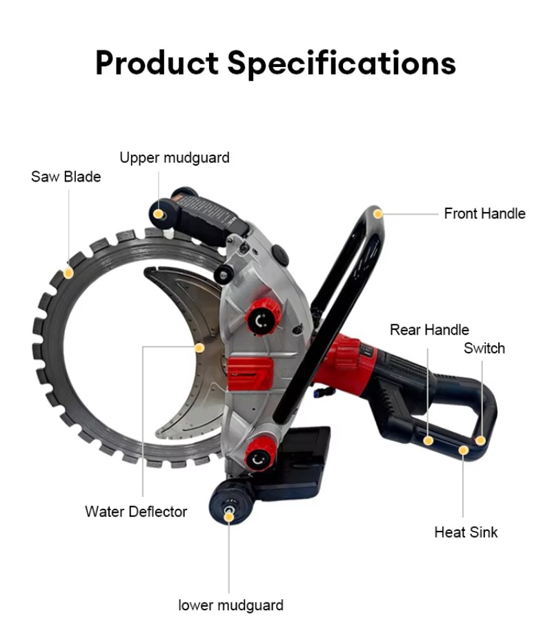 Электрический бетонорез мощнос – обзор и цена Electric Concrete Cutter