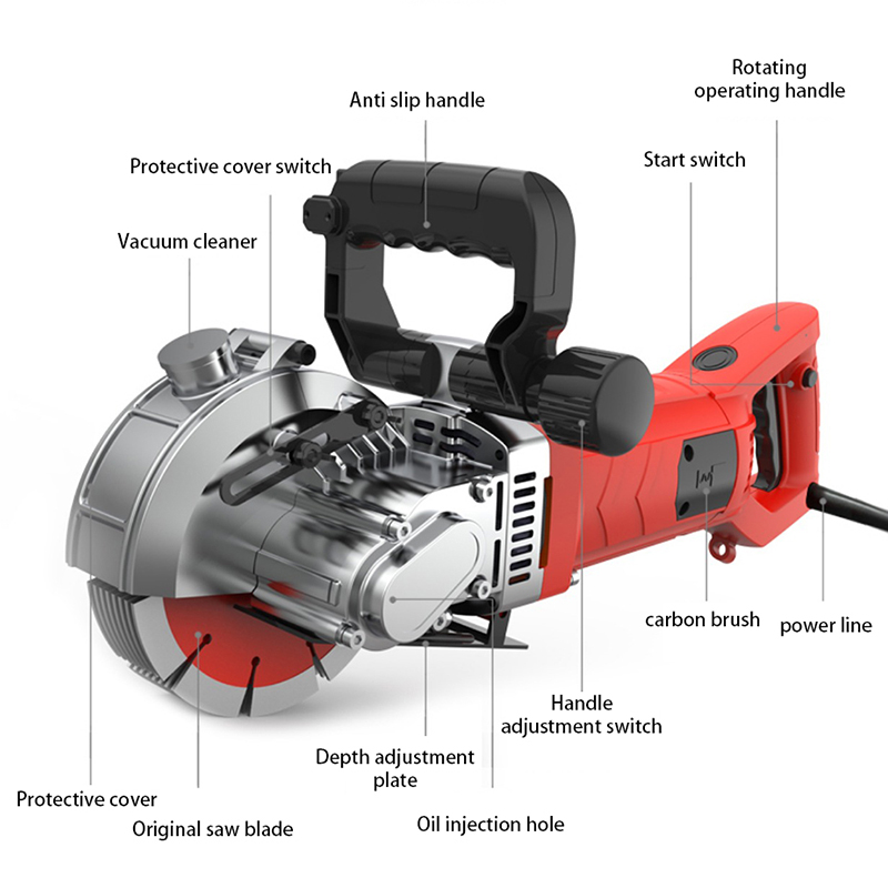 Мощная электрическая штроборез – обзор и цена Electric Concrete Cutter